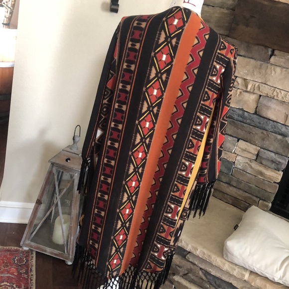 Sharon Young Fringed Kimono - Picture 3 of 4